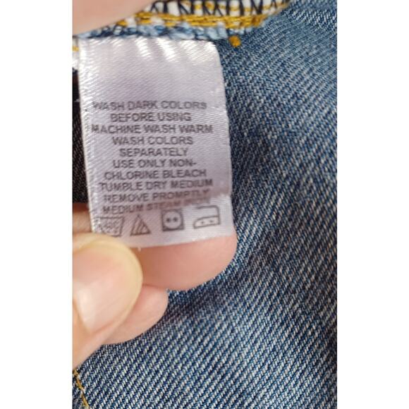 Liberty Blues Men's Big & Tall Cargo Jeans 39X34.5 Tall Relaxed Fit Denim Y2K - Picture 8 of 8